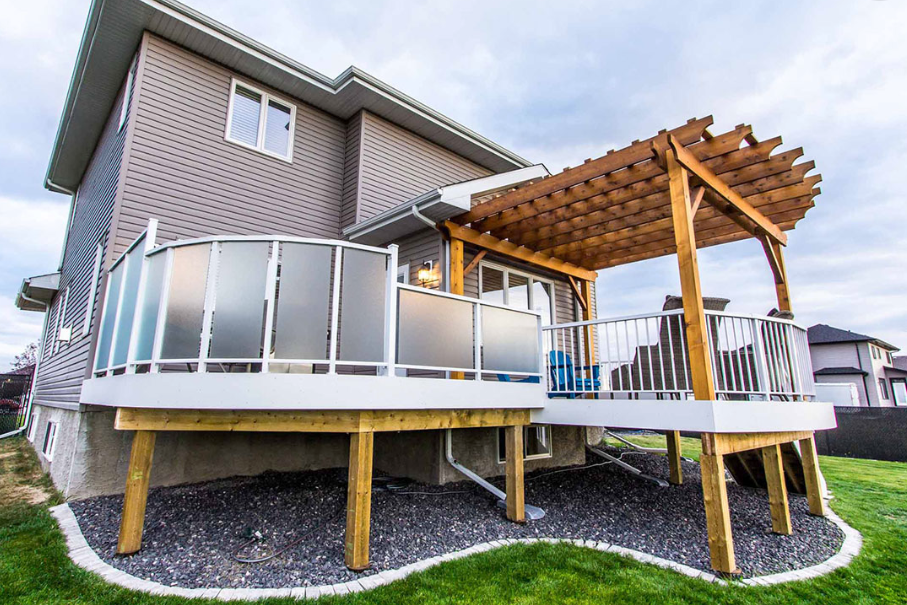 A Permit To Build Deck In Edmonton, Deck And Landscaping Edmonton